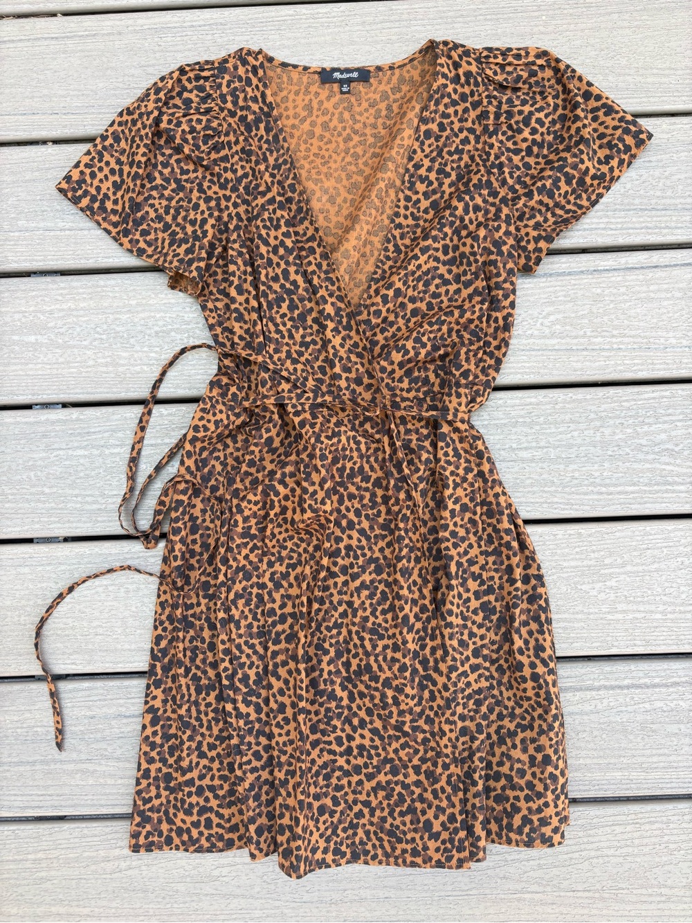 madewell • wrap dress XS